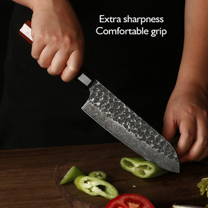 Commande en gros personnalisée, service OEM ODM, couteau de cuisine japonais en acier inoxydable Damas, y compris des outils en métal de qualité supérieure - Product Image 2