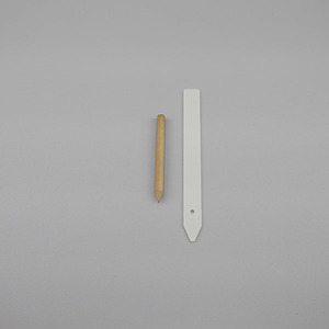 6 Inch <b>White</b> Plant <b>Marker</b> Made of Durable PP Plastic - Product Image 5