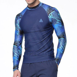 คุณภาพดีที่สุดธรรมดา MMA Rash Guard แขนยาว MMA Rush Guard ระบายอากาศได้อย่างมีสไตล์ MMA Rash Guard - Product Image 5