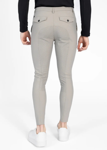 Pantalons d'équitation pour hommes, coupe ajustée, extensible, respirant, pour les longues séances d'entraînement, pantalons d'équitation personnalisés - Product Image 3