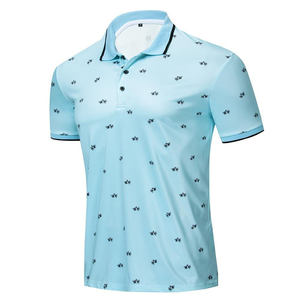 Chemise pour homme de haute qualité personnalisable, en coton tricoté écologique, unie, séchage rapide, respirante, broderie, impression personnalisée - Product Image 2