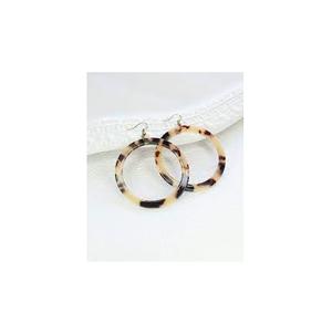 Pendientes de resina epoxi de diseño antiguo, calidad estándar, forma redonda, tamaño personalizado para compromiso, pendiente de resina femenina, Color personalizado - Product Image 6