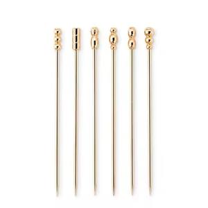 ไม้จิ้มค็อกเทลทำจากโลหะทำจากสเตนเลสสตีลใช้ซ้ำได้ไม้เสียบเครื่องดื่มอุปกรณ์สำหรับงานปาร์ตี้ - Product Image 3