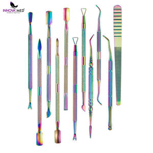 Poussoir à cuticules en acier inoxydable 100%, de qualité supérieure, taille personnalisée, nouveau Style, poussoirs de calottes par des INSTRUMENTS innovants - Product Image 5