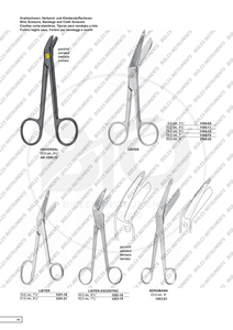 Ciseaux médicaux BRUNS Ciseaux de coupe de fil de pansement Ciseaux de pansement de sécurité en gaze chirurgicale pour l'artisanat Utilisation générale - Product Image 4