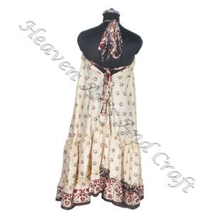 SD012 femmes indien pakistanais Saree/Shari/Shari Vintage robes en soie Hippy Boho chaud Sexy à la recherche de coton Inde meilleur Vintage - Product Image 6