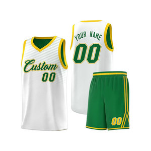 Custom Embroidery Stitched Men Sports Reversible Jersey <b>Basketball</b> - Product Image 5