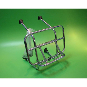 Accesorio de portaequipajes delantero cromado para modelos Lambretta + Vespa (SOLO SCOOTER CLÁSICO) - Product Image 2