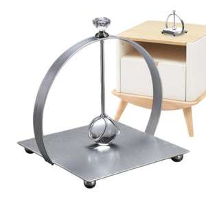 Servilletero de metal contemporáneo con acabado negro elegante perfecto para uso moderno en la oficina en casa, cafetería y restaurante - Product Image 2