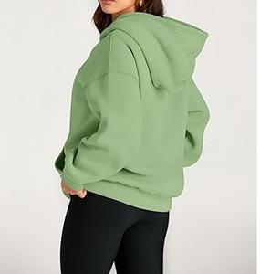 Best Selling Thick Outerwear Jogging Sports Winter Elongated Drop Pullover Hoodie French Terry Hooded No <b>Strings</b> Heavy Oversized - Product Image 2