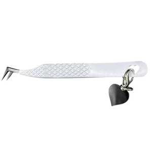 แหนบปลายสายไฟเบอร์90องศาที่ทำจากสเตนเลสกันไฟฟ้าสถิตย์แหนบถอนขนตาเพิ่มวอลลุ่มมีโลโก้แบบกำหนดเอง - Product Image 4