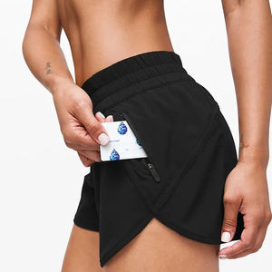 Shorts Deportivos de Algodón para Mujer, de Alta Calidad, Transpirables, de Secado Rápido, Ecológicos, Ligeros, Tallas Grandes, con Logotipo Personalizado - Product Image 2