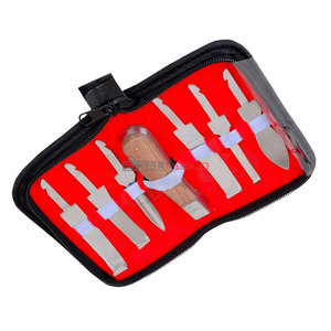 Kit de couteaux à sabots professionnels pour maréchal forestier, réutilisables, en acier inoxydable allemand de haute qualité, équipement vétérinaire, soins des sabots équins, durables - Product Image 6