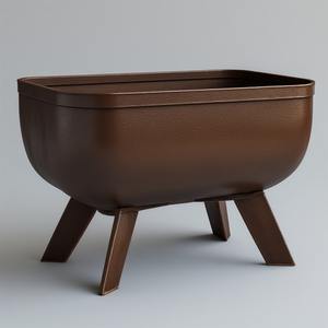 Foyer extérieur moderne en métal avec finition thermolaquée, personnalisable pour les environnements extérieurs traditionnels, offrant un look classique et un feu fiable - Product Image 2