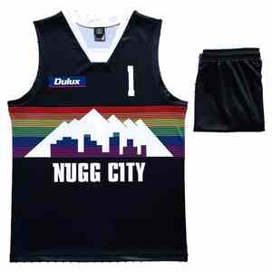 Personalizado Youth Club Imprimir Retro Teamwear Baloncesto Streetwear Mens Pallacanestro Baloncesto Uniforme Jersey Set - Product Image 4