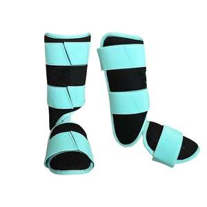 Protector de Espinilla de Boxeo de Alta Calidad para Entrenamiento, para Hombre y Mujer, con Logotipo Personalizado, Impresión en Cuero PU, Elasticidad Ajustable - Product Image 1