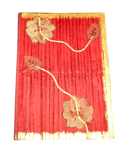 อัลบั้มภาพถ่ายกระดาษผ้าฝ้ายงานแฮนด์เมดสีแดงแบบดั้งเดิมงานตามสั่งดีไซน์ใหม่ - Product Image 1