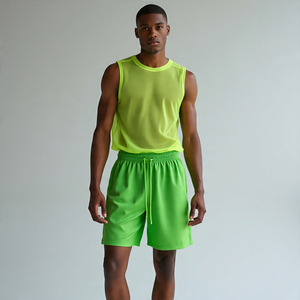 See Through Sheer Mesh Shorts Tight Summer Mujeres Color sólido Sexy Club-Wear Pantalones cortos transparentes Niños - Product Image 3