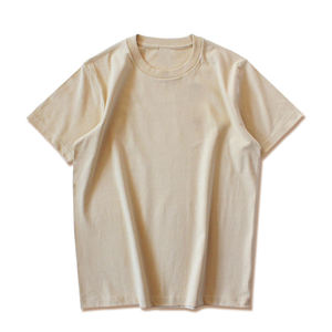 Personnalisation de votre conception 240 g/m² 100 coton vierge à manches courtes surdimensionné poids lourd essentiel t-shirt pour hommes - Product Image 5