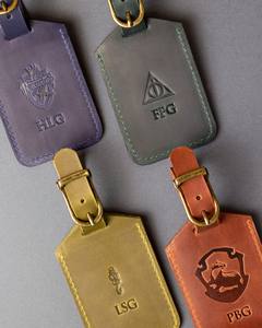 Hot Sale Leather <b>Luggage</b> <b>Tags</b> Custom <b>Travel</b> <b>Luggage</b> <b>Tag</b> Personalized Promotional <b>Tags</b> LLT-0026 - Product Image 4