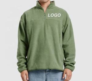 Sweat-shirt à fermeture éclair vintage pour homme, veste zippée à manches longues, pull d'entraînement athlétique décontracté, vêtements de sport en polaire XS pour l'hiver - Product Image 1