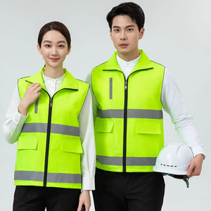 เสื้อกั๊กนิรภัยคุณภาพสูง ระบายอากาศได้ดี มองเห็นได้ชัดเจน ผลิตในปากีสถาน ปรับแต่งได้ - Product Image 2