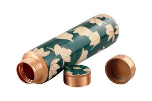 Artisanat monde 1 litre Sport Style Designer bouteille en cuivre pur cuivre imprimé étanche sans joint sans couture 5L consommation directe - Product Image 6