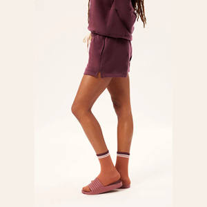 Personalized <b>Women</b> <b>Sweat</b> <b>Shorts</b> French Terry Lounge High Waist Soft Moisture Wicking Plus Size Custom Logo Cotton OEM Service - Product Image 3