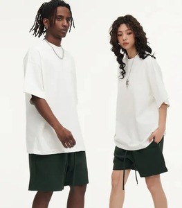 เสื้อยืดโอเวอร์ไซส์ผ้าฝ้ายแท้ 100% คุณภาพพรีเมียม ขายส่ง ราคาพิเศษ สั่งทำโลโก้ได้ เหมาะสำหรับทุกเพศ - Product Image 1