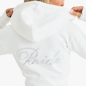 Ensemble de survêtements et sweat-shirt à capuche en molleton de coton de haute qualité personnalisé et à la mode pour femmes - Product Image 5