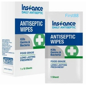 VENTE EN GROS. LINGETTES ANTISEPTIQUES Pré-humidifiées offrent une protection rapide et efficace contre les bactéries et les virus. Offre Spéciale - Product Image 2