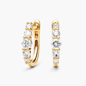 Elegant 925 Sterling <b>Silver</b> <b>Stud</b> Earrings with Sparkling Moissanite Diamond Luxury Unisex Party Gift Earrings Rose Gold Plated - Product Image 1