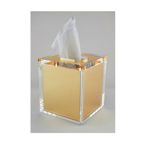 Fabricant de boîtes de mouchoirs en acrylique rectangulaires transparentes Distributeur de serviettes pour le visage Rectangle vente personnalisée - Product Image 4