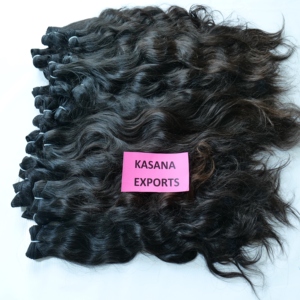 100% Extensions de cheveux humains noirs naturels pour les femmes brut vietnamien non transformé Bundle Alignement des cuticules Indian Wave Curl Style - Product Image 5