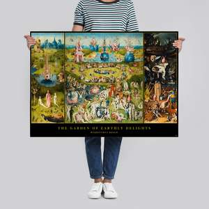 โปสเตอร์สวนแห่งความสุขทางโลกของฮีโรนิมัส บอชสำหรับตกแต่งผนัง - Product Image 3