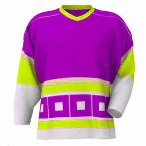 Uniformes de hockey sur glace d'impression de logo personnalisé de vente chaude 100% ensembles faits d'usine d'impression numérique adulte d'hommes de polyester - Product Image 2