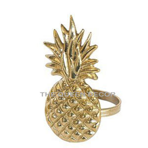 Porte anneau de serviette en métal métal doré pour l'artisanat forme ronde meilleure qualité artisanat nouveau Design Top produit - Product Image 4