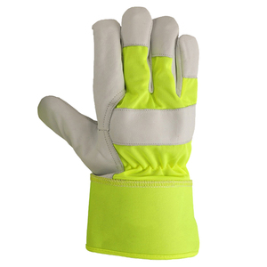 Heavy Duty Cowhide Leather Thermal Eco-Friendly Building Site Safety <b>Gloves</b> Winter Industrial Mechanic Use-Durable <b>Touchscreen</b> - Product Image 3