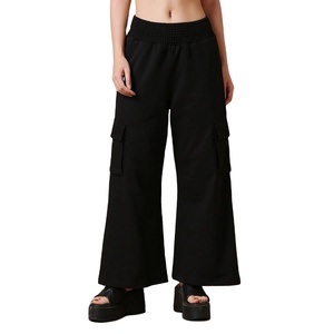 กางเกงคาร์โก้สำหรับผู้หญิงดีไซน์แบบหลายกระเป๋าใส่สบายพร้อมโลโก้ออกแบบได้ตามที่ต้องการมากที่สุด - Product Image 1