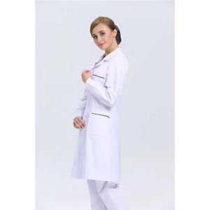 Uniforme de médico a medida con tela ligera y corte moderno para ropa clínica y hospitalaria, uniforme de médico para hombres - Product Image 3