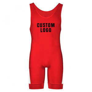 ชุดมวยปล้ำสำหรับการแข่งขันที่ต้องการประสิทธิภาพสูง สวมใส่สบาย ทนทาน ยืดได้ 4 ทิศทาง พิมพ์ลายด้วยความร้อน โลโก้ด้านหน้า น้ำหนัก 220 กรัม แบบสั่งทำ - Product Image 5