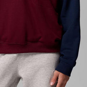 ColorBlock Design Women Sweatshirt For <b>Bulk</b> Orders With Front Zip Pockets For Comfort Casual Wear With Custiom Logo Cheap Rate - Product Image 4