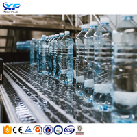 Nouvelle ligne de production d'eau pure Peak Mineral, machine intégrée de remplissage, lavage, remplissage et bouchage