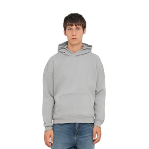 Sweat-shirt à capuche oversize pour homme Urban Drop Shoulder, 480 GSM, coton et polyester, lourd, personnalisable, OEM, marque privée, fournisseur d'usine - Product Image 1