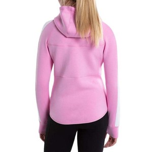 Sweat-shirts d'hiver pour femmes, personnalisés, de haute qualité, à fermeture éclair, unis, surdimensionnés, imprimés, avec impression de logo personnalisé, service OEM en gros, en polaire - Product Image 2