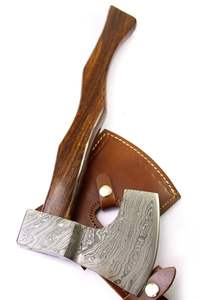 Wholesale Customized Bulk Orders OEM ODM Service with Damascus <b>Axe</b> <b>Wood</b> Handle High Carbon Hatchet Outdoor Camping Cutting <b>Axe</b> - Product Image 2