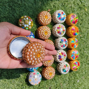 กล่องผ้าคุมคุมคุมคุมคุมคุมคุมคุมุมหลากสีสำหรับงานแต่งชากันโรลี่ซินเดอร์ดานินิสำหรับ haldi & เพื่อนเจ้าสาวของขวัญเครื่องประดับผู้หญิง - Product Image 5