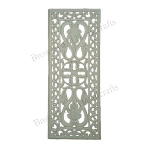 Tay Bằng Gỗ Khắc MDF Tường Bảng Điều Chỉnh Trang Trí Hình Chữ Nhật Tường Nghệ Thuật Giường Đầu Giường Lớn Thiết Kế Độc Đáo Trang Trí Nội Thất Từ Ấn Độ - Product Image 4