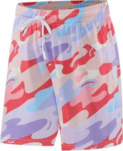 Meilleure vente de short d'été décontracté de luxe en maille pour hommes Boardshorts à taille élastique confortable Impression numérique solide personnalisée - Product Image 4