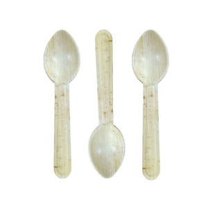 Couverts jetables en feuille de palmier biodégradables écologiques de haute qualité Vaisselle compostable pour les desserts, les fêtes et les mariages - Product Image 3